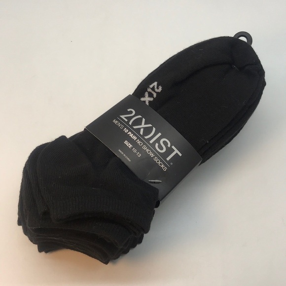 2(X)IST MENŚ 10 PAIR NO SHOW SOCKS - Picture 15 of 16